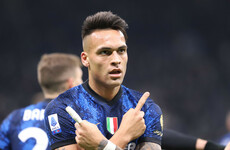 Martinez fires Inter top in Italy as Liverpool date looms