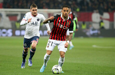 PSG lose at Nice without suspended Mbappé