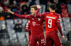 Lewandowski fires Bayern into Champions League last eight with 7-1 win over Salzburg