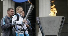 Paralympic cauldron lit in central London