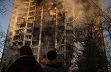 At least two people dead following strike on housing block in Kyiv