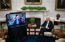 Meeting with US President goes ahead virtually after Taoiseach tests positive for Covid
