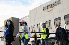 Amazon workers vote to unionise in New York, in a US first