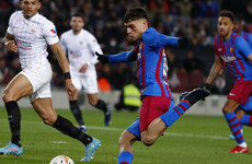Glorious Pedri goal sees off Sevilla and sends Barca second