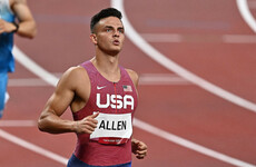 US Olympic hurdler Allen signs for NFL side Philadelphia Eagles