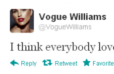 Tweet Sweeper: Vogue Williams likes picking her nose