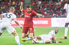 Dubliner Killian Phillips starts for Crystal Palace in loss to Liverpool