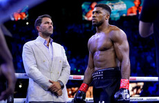 Joshua admits 'I let myself down' with post-fight antics