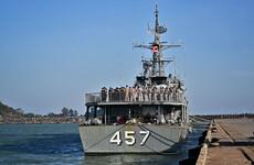 Rescuers search for 30 missing sailors after naval vessel sinks off Thailand coast