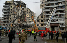 Toll from Dnipro strike in Ukraine rises to 40 as Russia denies attack
