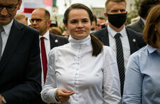 Belarus opposition leader denounces her treason trial as 'farce'