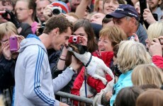 Hero's welcome: Murray given rousing reception in Dunblane