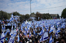 Israelis hold mass protest outside parliament against judicial reforms
