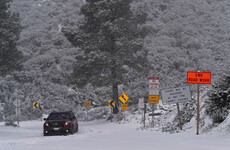Rare winter blizzard strikes California while US East Coast basks in summer-like temperatures