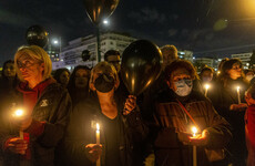 Greece's Prime Minister seeks forgiveness as thousands protest over rail tragedy