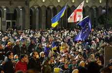 Thousands protest in Georgia against 'foreign agents' bill after police clamp down