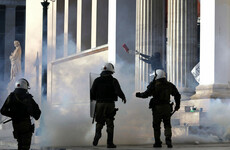 Police fire tear gas at demonstrators protesting over Greek rail crash that killed 57 people