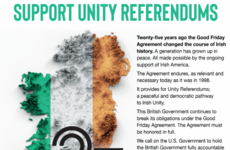 Taoiseach criticises SF's Irish unity adverts in the New York Times calling it 'unhelpful'