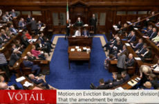 Government wins counter motion vote against extending eviction ban