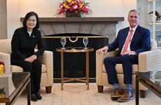 US House speaker meets Taiwan president despite China's warning that he is 'playing with fire'