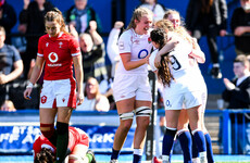 England run nine tries past Wales to keep Grand Slam bid on track