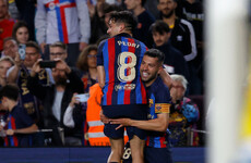 Alba pulls Barca closer to title with late Osasuna strike, Real lose at Sociedad