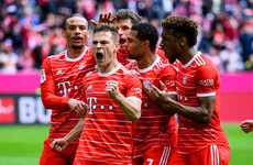 Bayern thrash Schalke, Dortmund thump Gladbach as Bundesliga race goes to the wire
