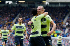 Haaland's astonishing scoring run continues as Man City close in on title