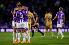 Barcelona score own goal and lose to relegation-threatened Real Valladolid