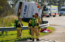 Driver charged as 10 people killed after bus carrying wedding guests crashes in Australia