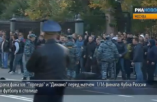 VIDEO: Top Russian match abandoned after crowd violence