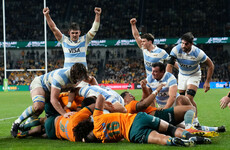 Last-gasp try sees Argentina upset Australia in Rugby Championship