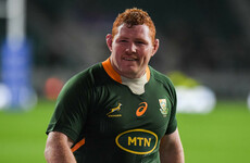 'It felt like we were chasing ghosts,' says Springbok Kitshoff