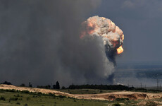 Drone hits ammunition depot in Crimea as Russian strikes kill eight in Ukraine