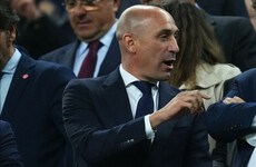 Spanish FA president criticised for kissing player