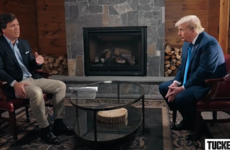 Trump skips Republican debate and instead has fireside chat with Tucker Carlson