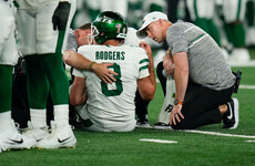 NFL Jets lose Rodgers for season with torn Achilles tendon