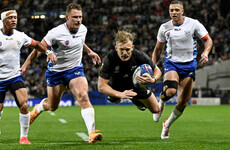 New Zealand run in 11 tries as they thrash Namibia in opening World Cup win