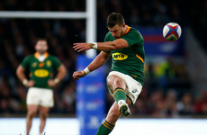 South Africa call up out-half Pollard to replace hooker Marx