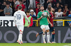 Makeshift 'keeper Giroud rescues Milan to send them top of Serie A