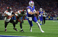 Allen throws for two touchdowns, runs for another as NFL Bills beat Bucs