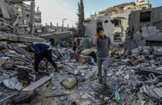 Gazans flee south with makeshift white flags as Israeli bombardment continues