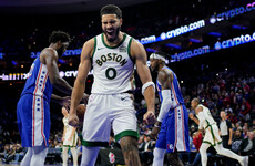 Short-handed Celtics down Sixers, LeBron's Lakers stumble
