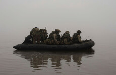 Ukrainian army says troops advancing at Dnipro river as drones target Kyiv