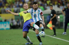 Argentina sink Brazil in World Cup qualifier as crowd trouble delays kick-off