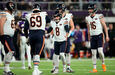 Brazil's Santos kicks four field goals as Bears upset Vikings