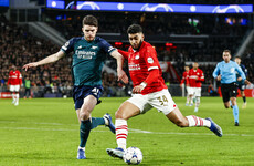Sub-par Arsenal held at PSV Eindhoven