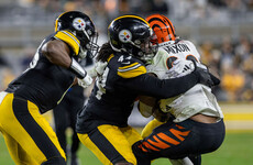 Rudolph brings Christmas gift to Steelers, Bills maintain push