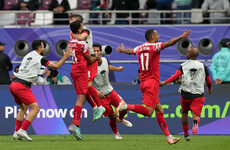 Qatar knock Palestine out of Asian Cup as Jordan advance after two injury-time goals