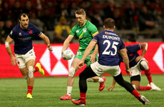Antoine Dupont - who else? - scores with the clock in the red to knock Ireland out